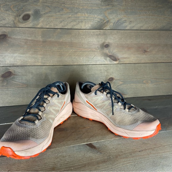 salomon sense ride 4 womens size 9.5 shoes orange athletic trail running sneaker - Picture 3 of 8